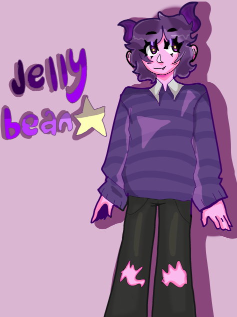 drawing jelly bean cuz why not