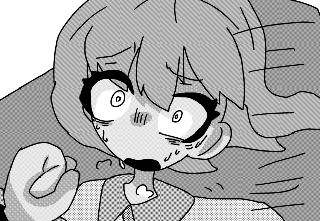 やっばい！遅刻遅刻〜！！(漫画風)