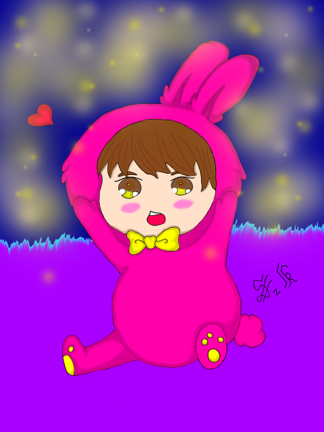 BTS 🐰 Bunny drawing