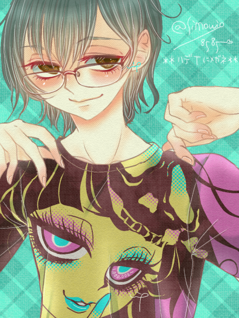 派手Tに眼鏡男子っ❤️