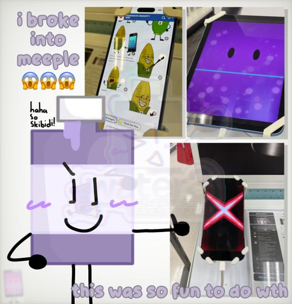 changing the wallpaper.