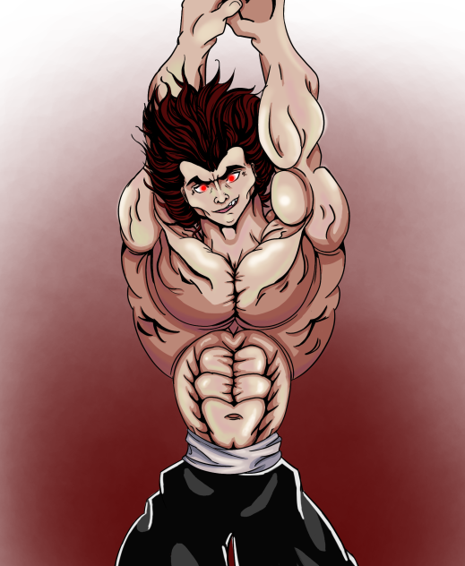 Yujiro Hanma Ibispaint