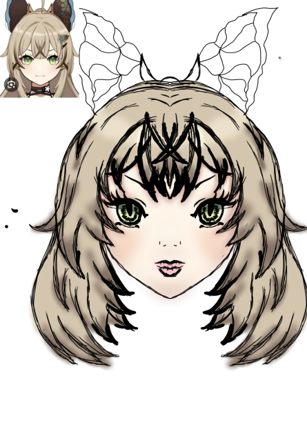 My mom drew kirari!