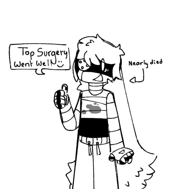 sketch from my Post AE au