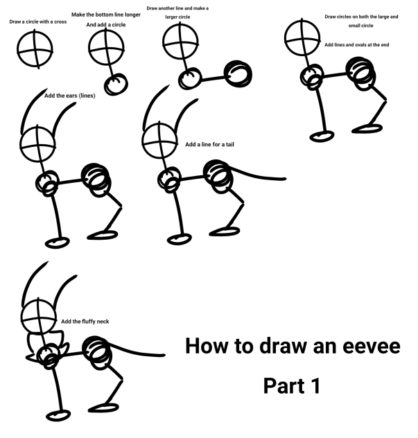 How to draw an eevee part 1