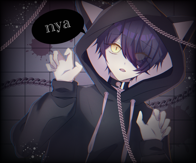 猫フードパーカー