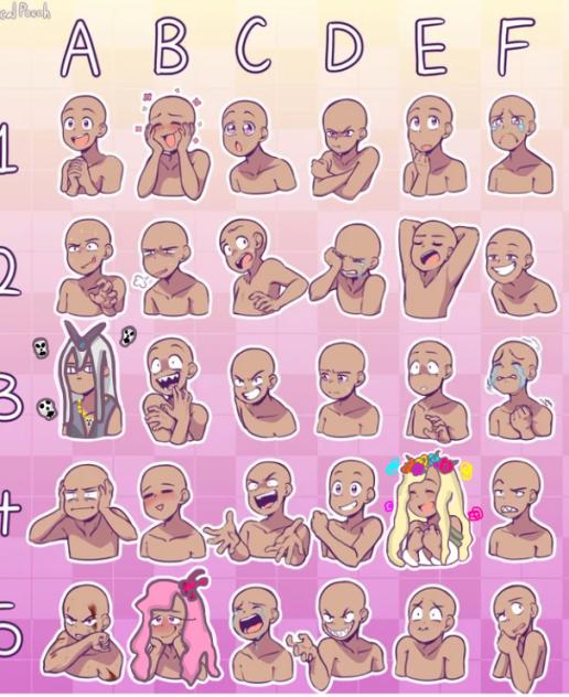 Greek god expression grid part3Aphrodite