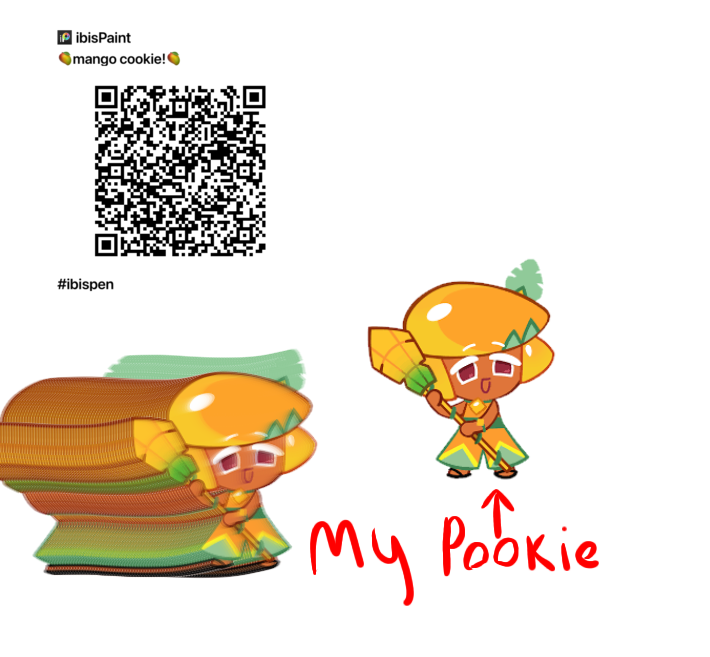 Mango cookie brush - ibisPaint