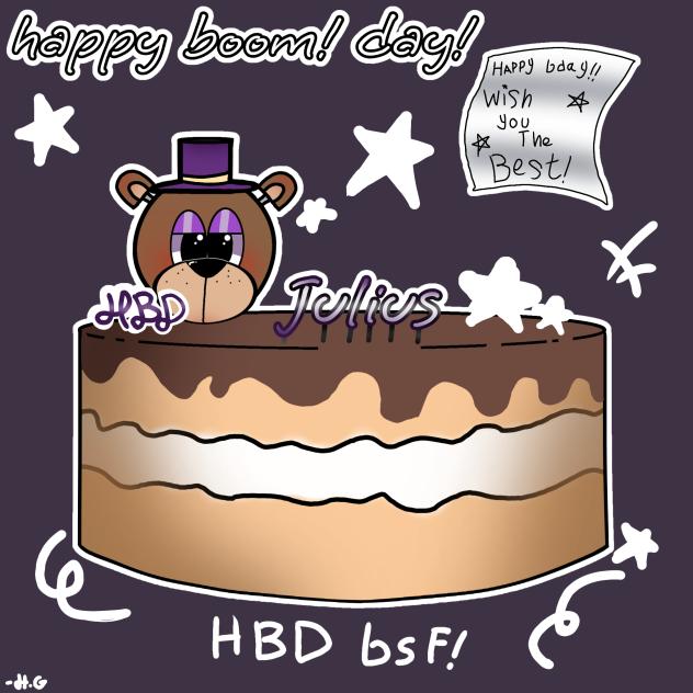 Happy boom! day bsf!(julius)