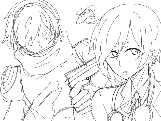 約束の日(ペルソナ3) ラフ