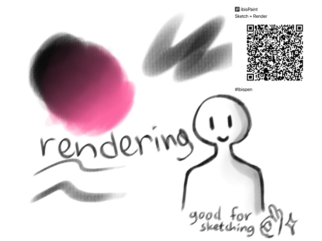 Rendering + Sketching Brush