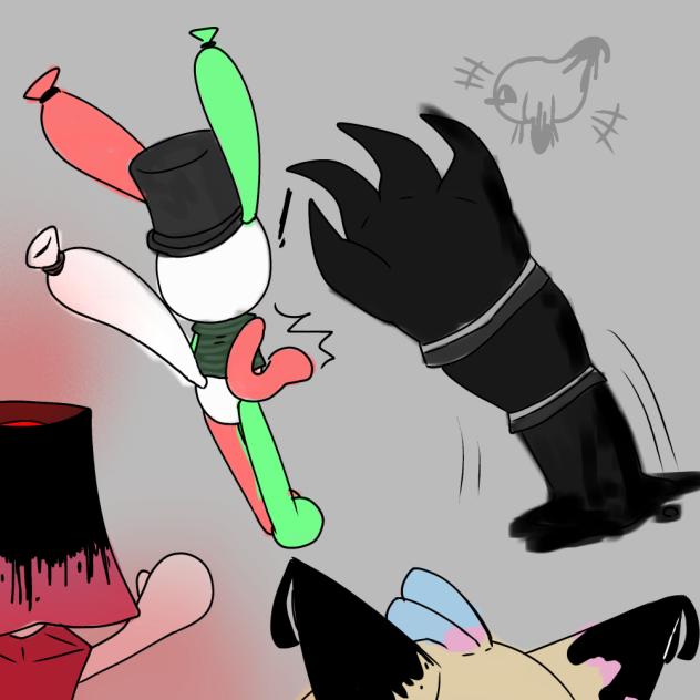 Blot hands blocking your path