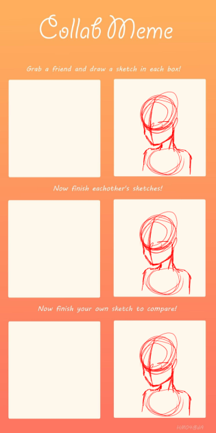 Finish each others sketches collab