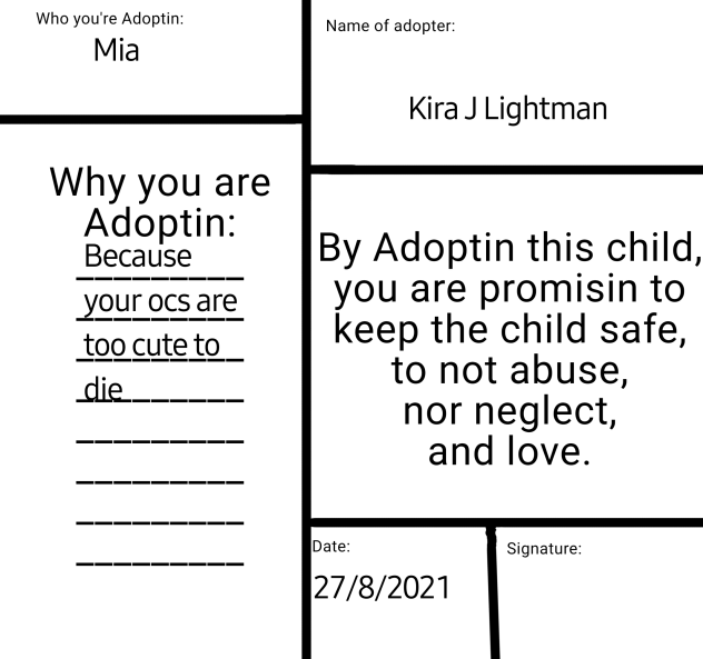 Adoption Papers 📃