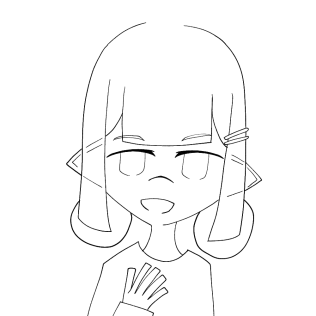 塗る気が無いイラスト