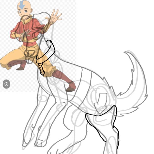 Aang the avatar dog W. I. P