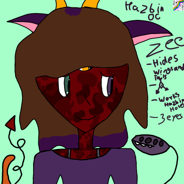 my hazbin inspired OC