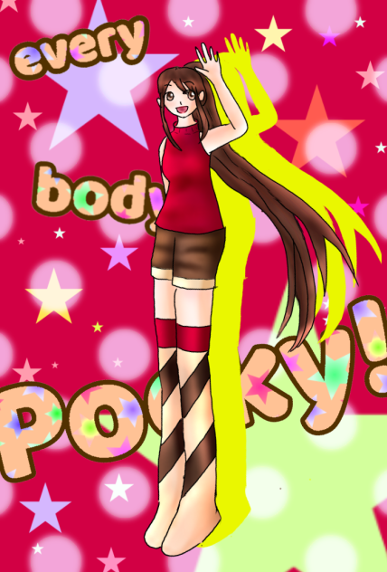 １１月１１日はポッキーの日だからポッキーを擬人化してみた