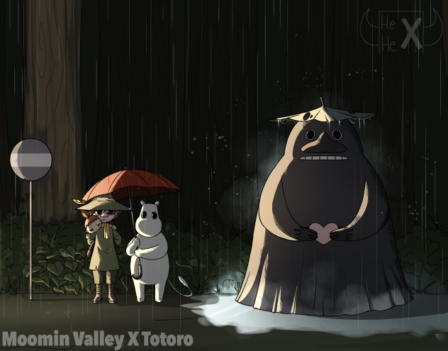 Moomin Valley X Totoro