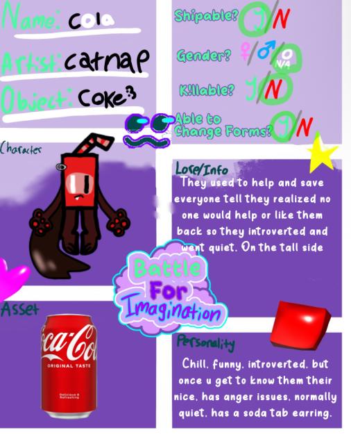 Battle for imgination oc!