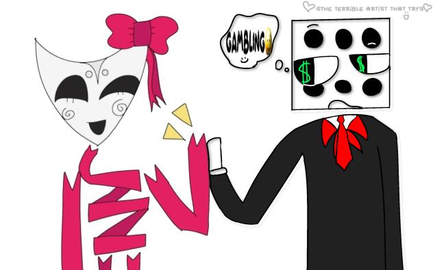 high five collab with my oc