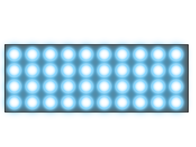 lighting long blue