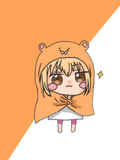 うまるちゃんを描いてみた