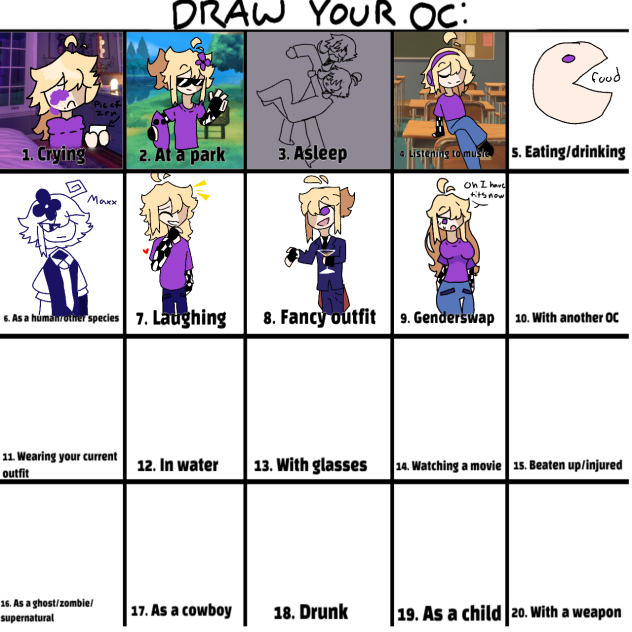 Draw your oc as... pt 9