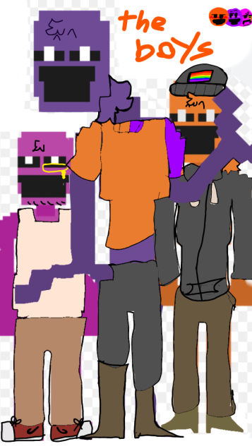 THE BOYS (day shift at Freddy,s art)