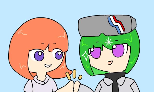 友達！
