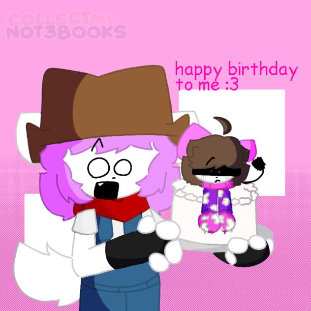 Birthday art of my persona + pika