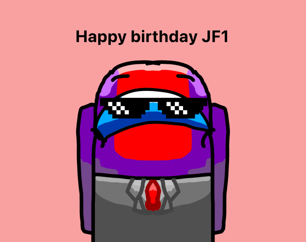 Happy birthday JF1