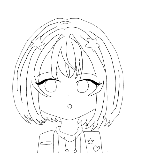 misha line art
