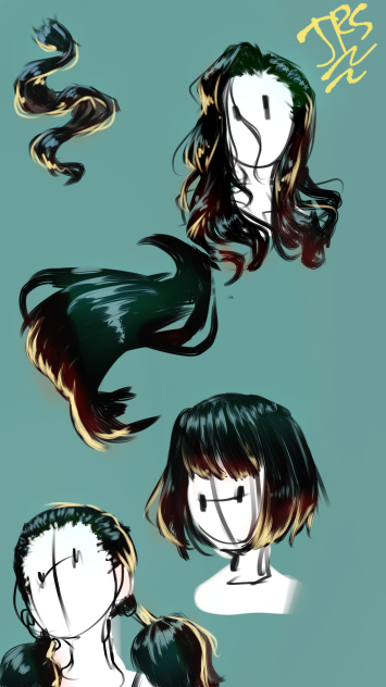 Hair practice - ibisPaint