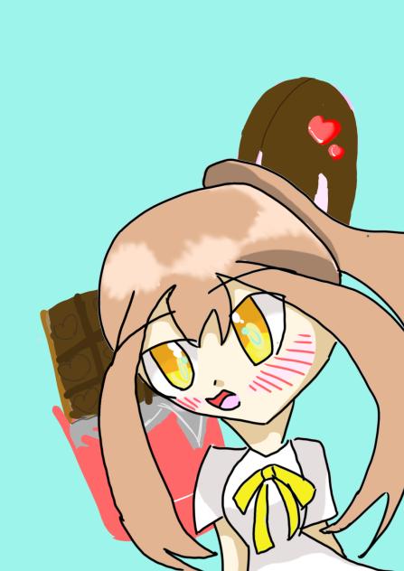 お菓子が好きな女の子