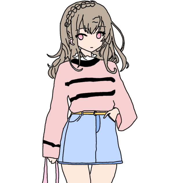 Cute anime girl💕 かわいいアニメの女の子💕