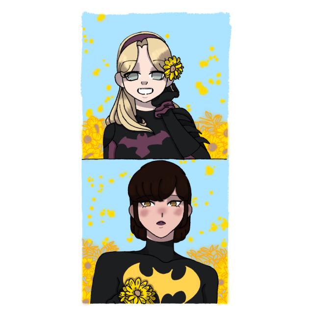 Black Bat and Batgirl