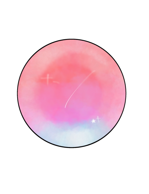 なんかキレイ(？)な丸できた