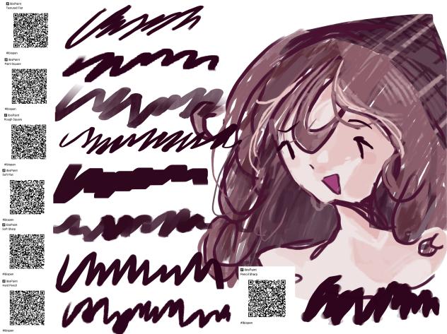 Procreate Lineart Brushes+Pens