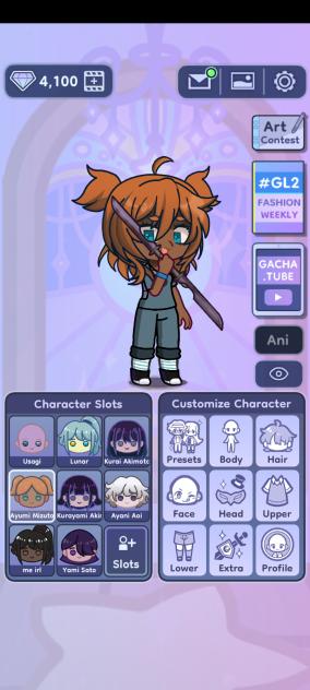 one of my ocs in gacha ig