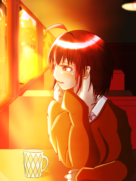 夕方の一コマ　再投稿