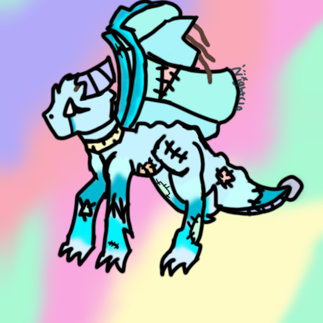 Frost the ice dragon but a doll