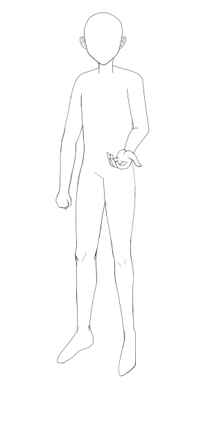Standing position (teenager)