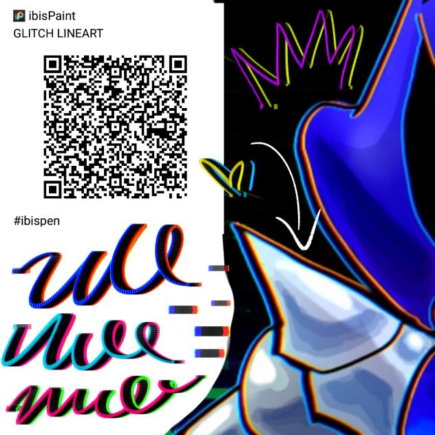Glitch Lineart Brush