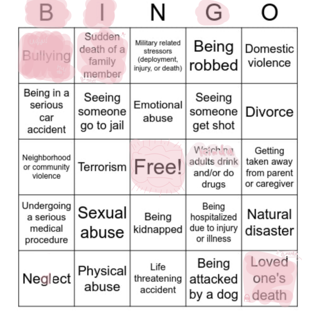 Trauma Bingo #2