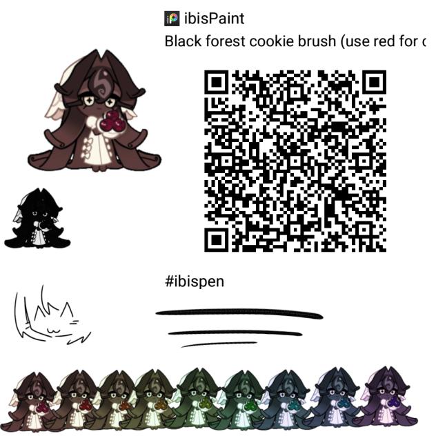 Black forest cookie brush