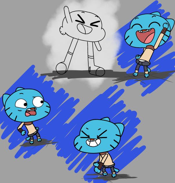 Gumball(+Darwin) Doodle Art