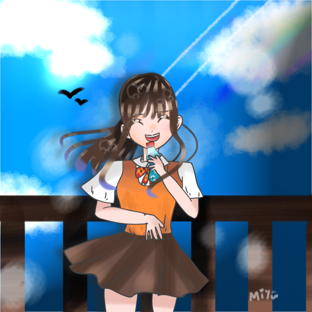 笑う君