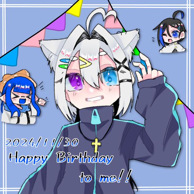 Happy birthday to me！！