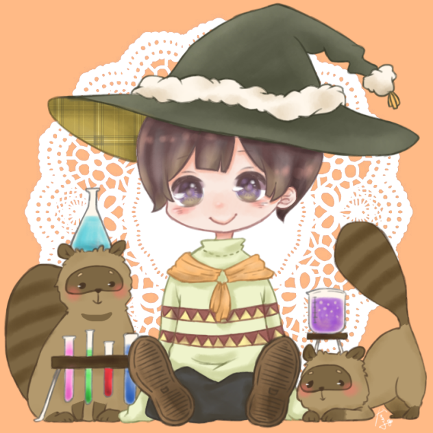 ちょこん。